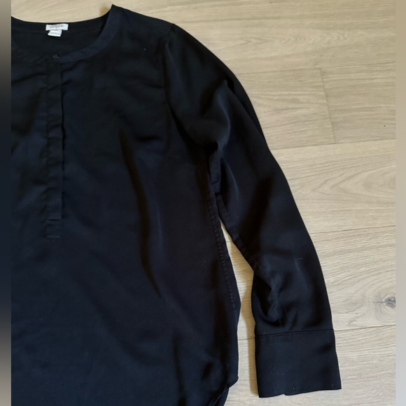 J.Crew Factory Black Blouse Size Small - Picture 4 of 6
